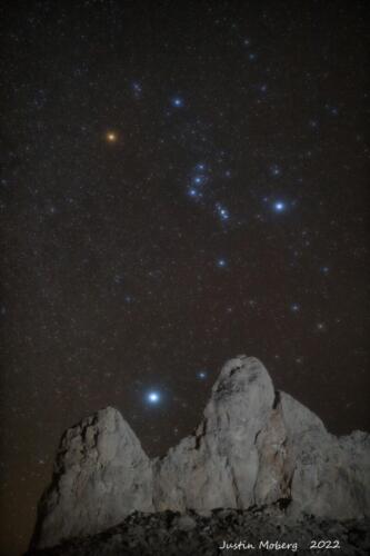 Orion Over Pinnacles